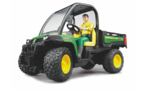 Bruder mängutraktor John Deere Gator 855D with steering wheel