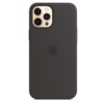Apple kaitsekest iPhone 12 Pro Max Silicone Case with MagSafe - Black, must
