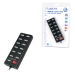 Logilink UA0126 USB Hub 13-Port USB2.0 with power adapter 3.5A,