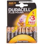 Duracell patareid AAA/LR03, Alkaline Plus Power MN2400, 8 pc(s)