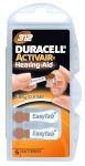 Duracell patareid A312/DA312/ZL312, Zinc air cells, 6 pc(s)