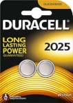 Duracell patareid Button Cells DL2025 Lithium, 2 pc(s)