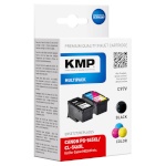 KMP tindikassett C97V Multipack BK/värviline asendustoode: PG-545/CL-546 XL