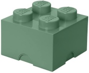 LEGO klotsikast Storage Brick 4 Sand Green, roheline