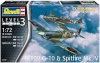 Revell liimitav mudel BF109G-10 & Spitfire MK.V