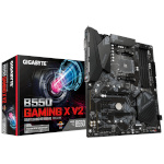 Gigabyte emaplaat B550 GAMING X V2, AMD, AM4, DDR4, ATX