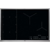AEG IKE84471XB Black, Stainless steel Built-in Zone induction hob