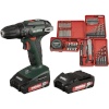 Metabo akutrell BS 18 / 10 mm Mobile Cordless Drill Driver 74 tarvikuga