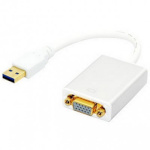 TECHLY USB 3.0 adapter / Adapter auf VGA, valge