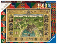 Ravensburger pusle Map of Hogwarts, 1500-osaline