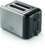 Bosch röster DesignLine TAT5P420 Compact Toaster, hõbedane/must