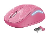 Trust hiir USB Optical Wireless Mouse Yvi Fx/roosa 22336