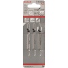 Bosch tikksae terade komplekt 3-osaline Jigsaw Blades Kit T 101AO