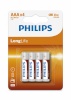 Philips patarei R03 AAA LONGLIFE 4tk