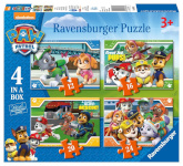 Ravensburger pusle 4in1 Paw Patrol