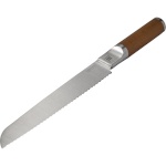 Fiskars leivanuga Norden Bread Knife, 22cm, hõbedane/pruun