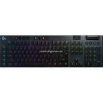 Logitech klaviatuur G915 Wireless RGB Mechanical Gaming Keyboard Clicky (Nordic)