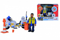 Fireman Sam mängukomplekt Police Motor with figurine