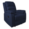 H4Y Tugitool MANUEL 88x95x103cm, manuaalne recliner, tumesinine