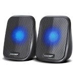 Audiocore kõlarid AC835 2.0 Stereo Speakers With LED Backlighting