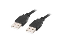 Lanberg kaabel CA-USBA-20CU-0010-BK USB cable 1m 2.0 USB A must