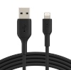 Belkin Lightning Lade/Sync Kabel 15cm, PVC, must, mfi zert.