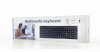 Gembird klaviatuur Multimedia Keyboard KB-UM-107	 USB Keyboard, Wired, US, must