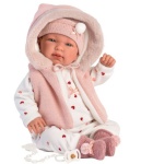 Llorens beebinukk Baby Crying Tina 44 cm