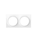 Fibaro pistikupesade kate Double Cover Plate, valge