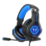 Microlab Gaming Headset G7 Built-in mikrofon, must/sinine