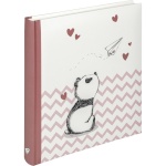 Walther fotoalbum Baby Little Panda roosa 28x30,5 50 lehte valge UK281R