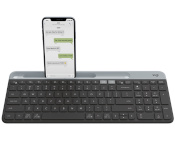 Logitech juhtmevaba klaviatuur K580 Slim Multidevice SWE, hall