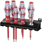 WERA kruvikeerajate kmpl 3160 i/7 Screwdriver Set Stainless Steel + Rack