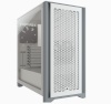 Corsair korpus Midi 4000D Airflow (Tempered Glass) valge