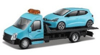 Bburago mudelauto Metal Car Tow Truck Street Fire Flatbed