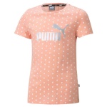 Puma T-särk lastele Ess+ Dotted Tee korall-täpiline 587042 26 152cm