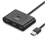 UGREEN USB jagaja USB 3.0 HUB 4in1 0,5m Black