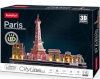 Cubic Fun 3D pusle LED City Line Paris, 115-osaline