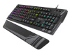 Genesis klaviatuur Genesis Rhod 350 RGB Gaming keyboard, RGB LED light, US, must, Wired