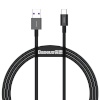 Baseus laadimiskaabel Superior Series Cable USB to USB-C, 66W, 1m, must