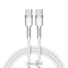 Baseus laadimiskaabel USB-C to USB-C Cafule, 100W, 1m (white)