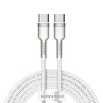 Baseus laadimiskaabel USB-C to USB-C Cafule, 100W, 2m valge