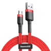 Baseus laadimiskaabel Cafule Micro USB 2.4A 1m (Red)