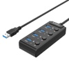 Orico adapter ORICO W9PH4-U3-V1-BK-BP USB HUB