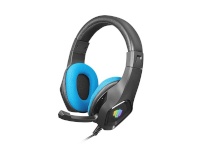 Natec kõrvaklapid Fury Phantom Gaming Headset, On-Ear, Wired, Microphone, must/sinine