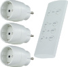 REV laadimisadapterid Wireless Power Outlet Set 3 + 1 kompaktvalge