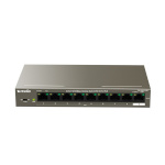 Tenda switch TEF1109P-8-102W network Fast Ethernet (10/100) Power over Ethernet (PoE) Metallic