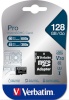 Verbatim mälukaart microSDXC Pro 128GB Class 10 UHS-I + Adapter