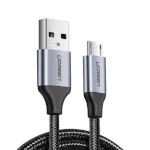 UGREEN laadimiskaabel micro USB QC 3.0 2.4A 1.5m, must