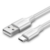 UGREEN laadimiskaabel USB Cable to USB-C, QC3.0 25cm, valge